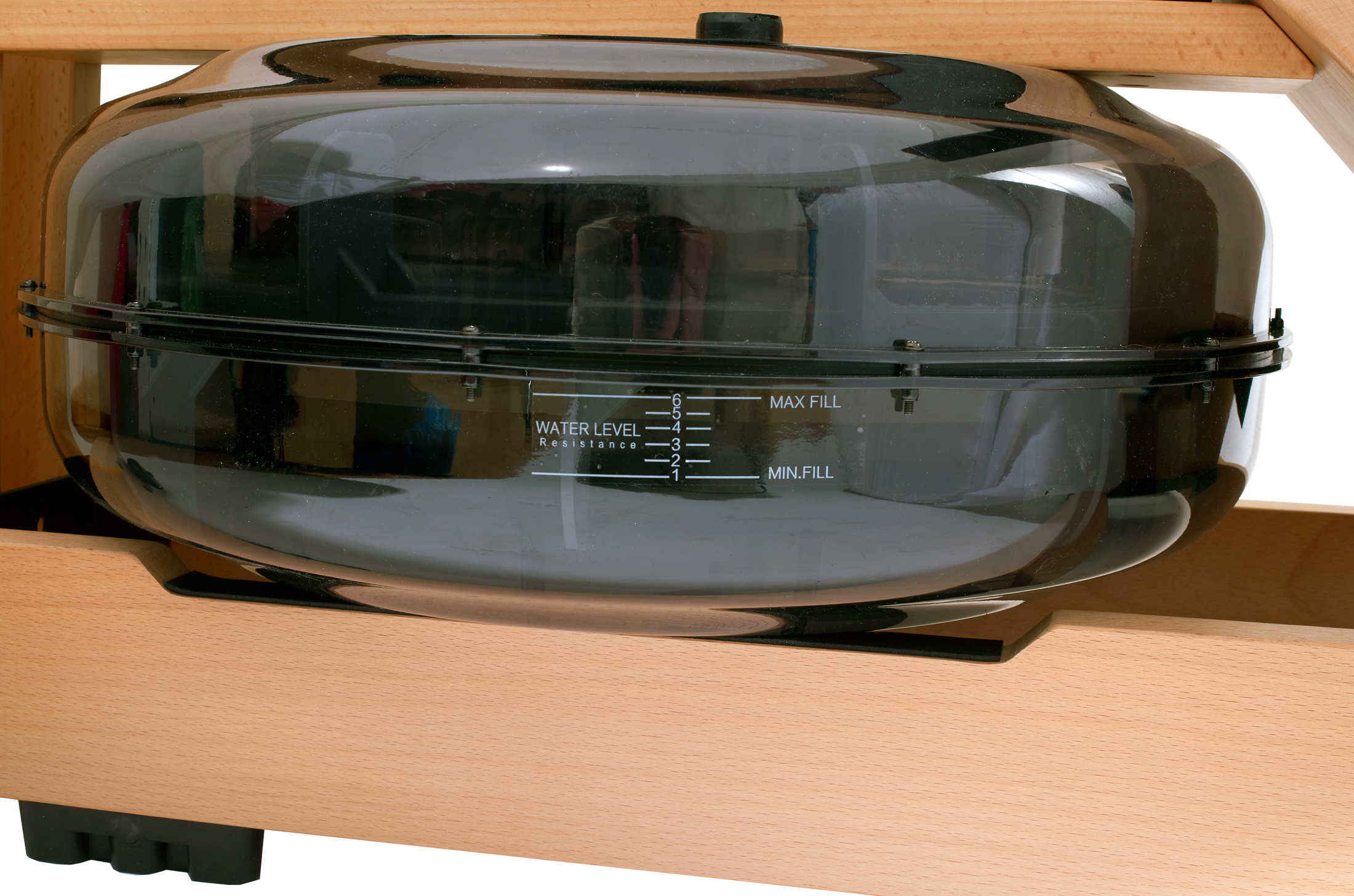 Гребной тренажер UNIX Fit Wood Rower Dark 