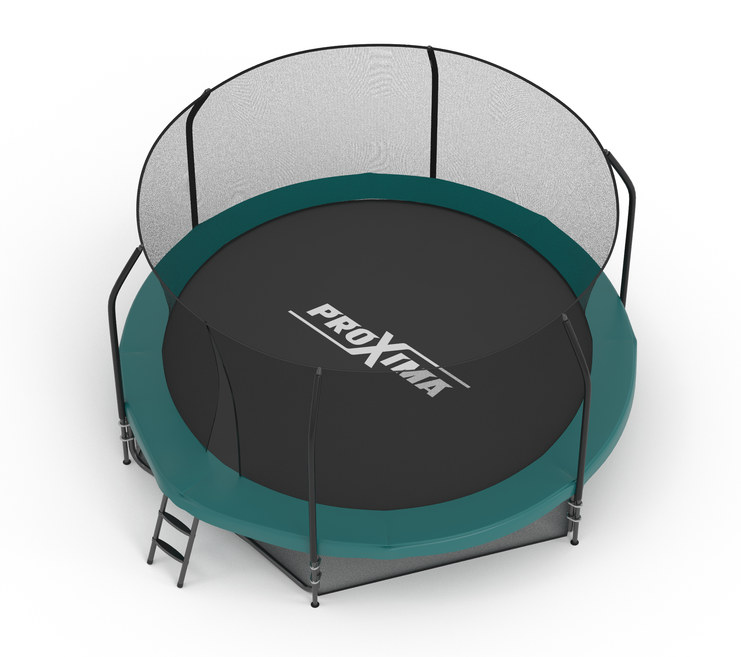 Батут каркасный Proxima Premium New 10ft (3,05 м) с внутренней защитной сеткой и лестницей