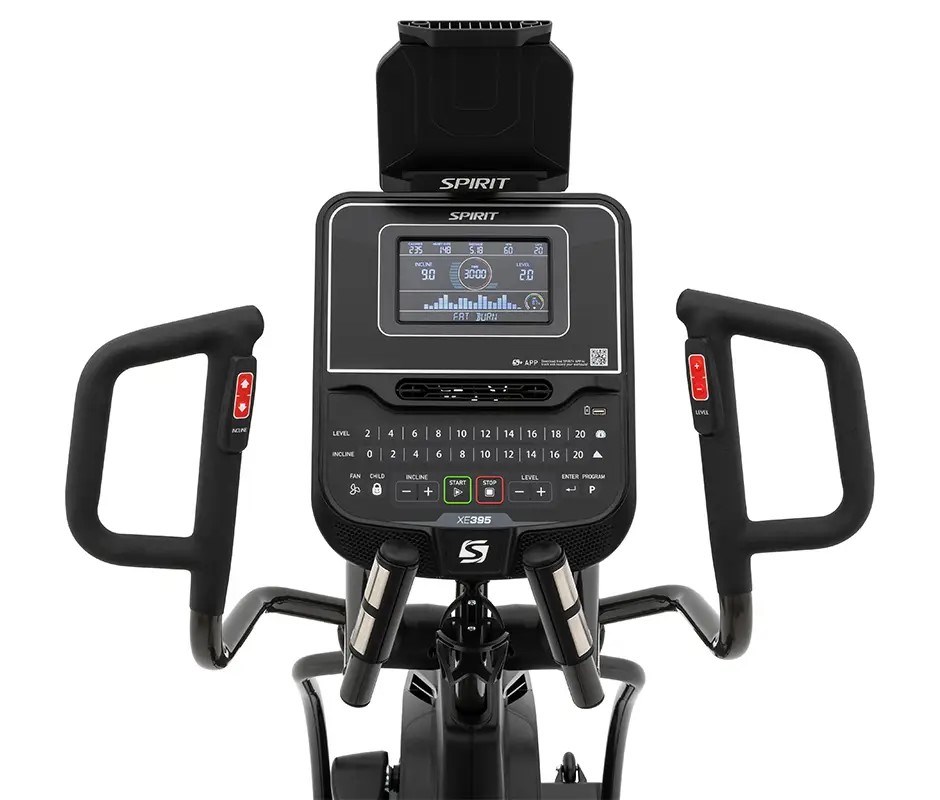 Эллиптический тренажер SPIRIT XE395 BLACK