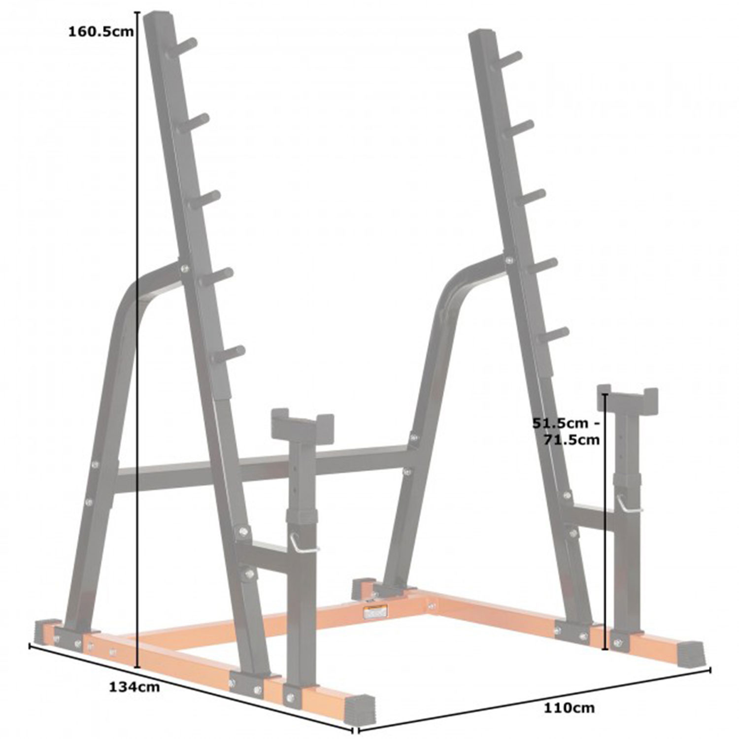 Стойка под штангу Rack GYM TF-164 PRO