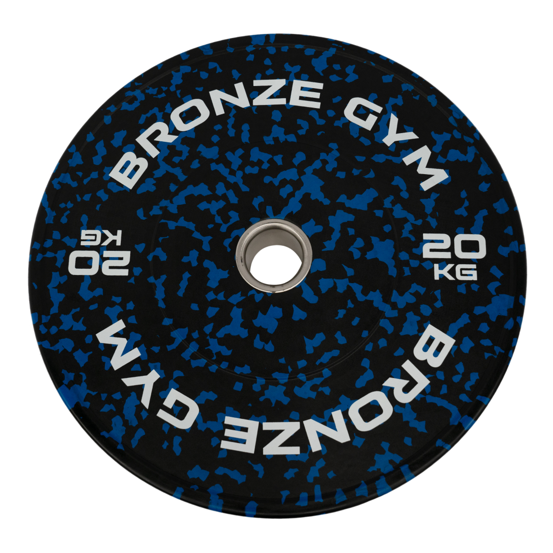 Диск бамперный BRONZE GYM синий 20кг