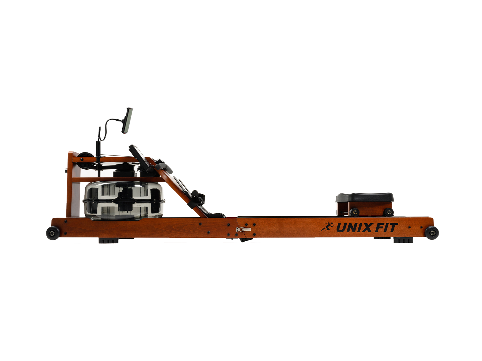 Гребной тренажер UNIX Fit Wood Rower Dark 