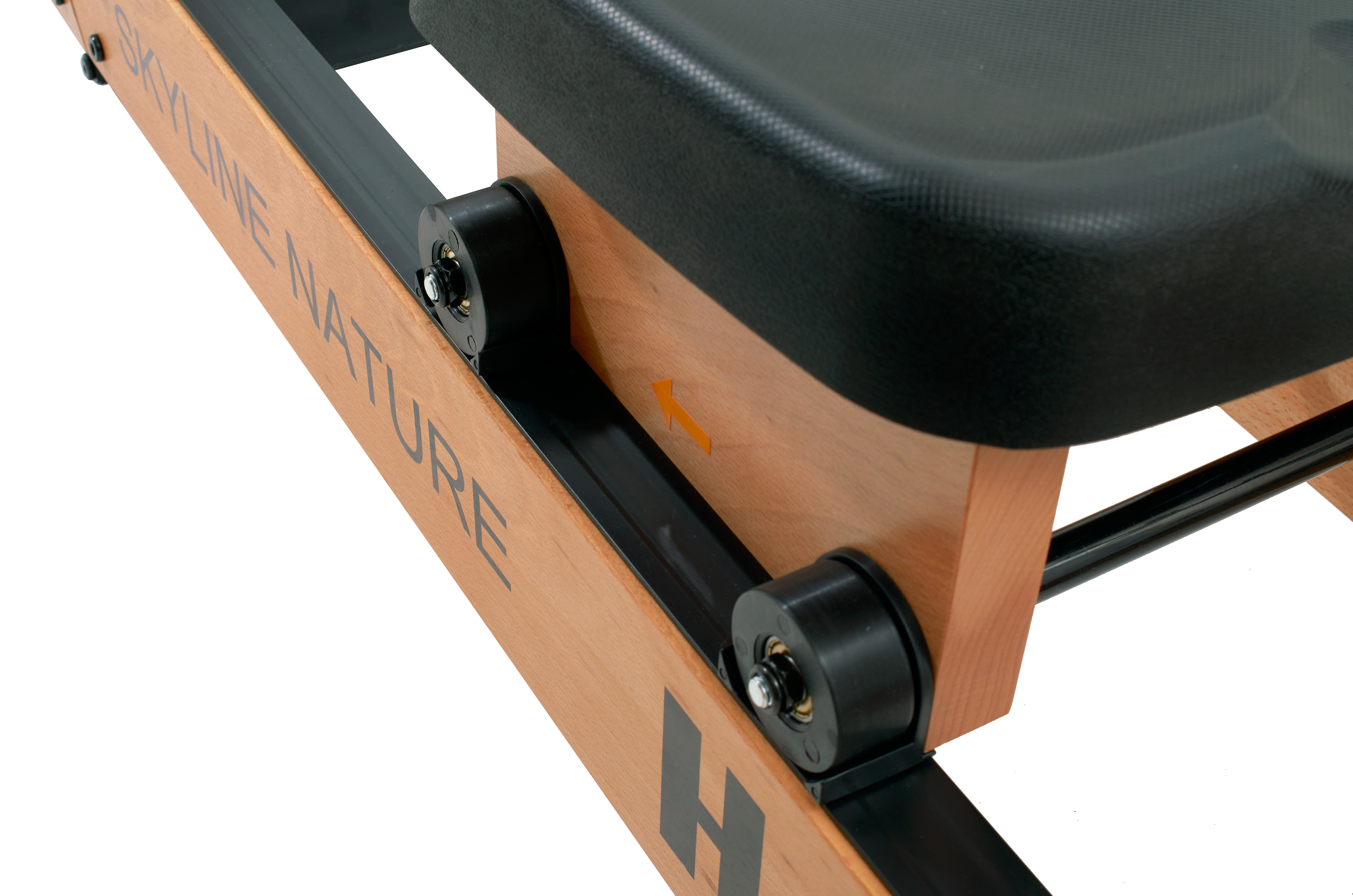 Гребной тренажер UNIX Fit Wood Rower Dark 