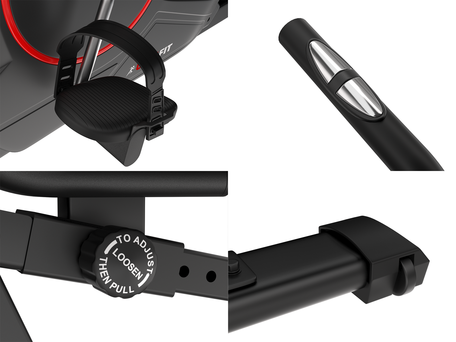 Велотренажер горизонтальный UNIXFIT BR-390Е 